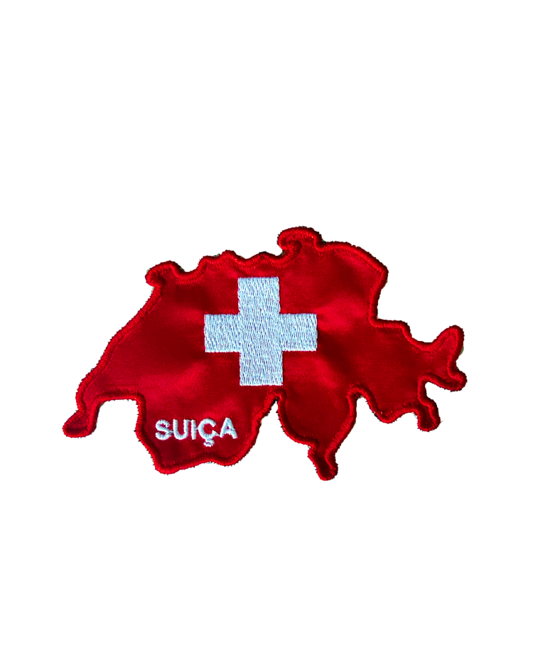 Emblema Mapa Suíça Emblema Mapa Suíça