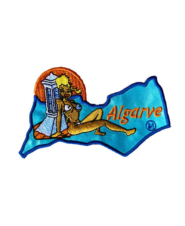 Emblema Algarve em forma geográfica da região Emblema Algarve em forma geográfica da região