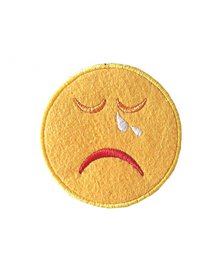 Emblema Emoji Triste